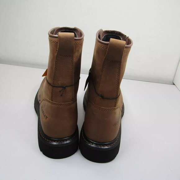 NEW ARIAT Mens Cascade 8" Work Boots Steel Toe Lace-Up Durable Cushioned Size 10 - Picture 4 of 9